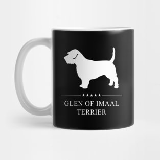Glen of Imaal Terrier Dog White Silhouette Mug